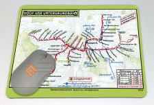 Mauspad: Berliner Hochbahn / Untergrundbahn Netzspinne 1914