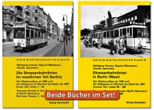 2er Set: Stra&szlig;enbahnlinien in Berlin (West) 1945-1967