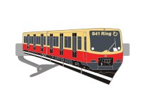Krawattenklammer: Berliner S-Bahn Baureihe 481 mod