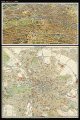 Blick auf Berlin im Jahre 1899 - Stadtplan in Vogelschau