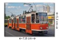 Kühlschrankmagnet: Straßenbahn Tatra KT4D in...