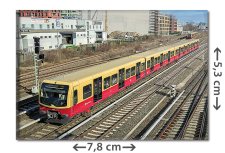 Kühlschrankmagnet: Berliner S-Bahn Baureihe 481 mod