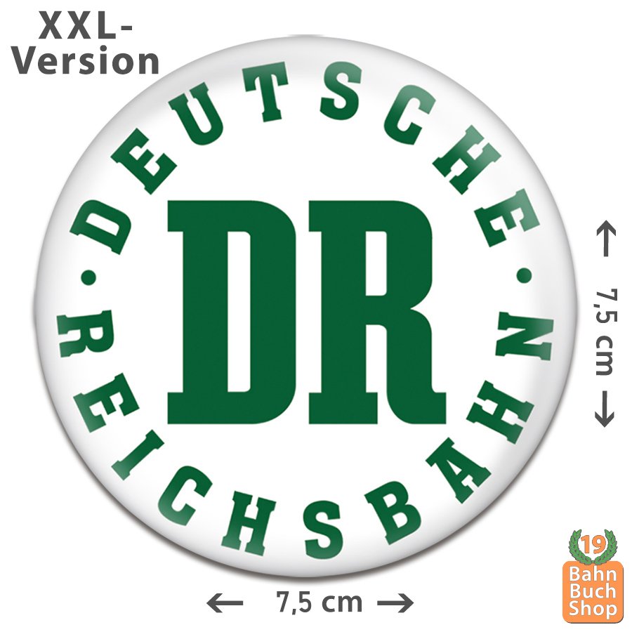 XXL-Kühlschrankmagnet: Deutsche Reichsbahn Symbol bis 1993 - BahnBuch, 7,50  €