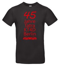 45 Jahre Tatra KT4D in Berlin Fan T-Shirt Schwarz