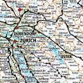 Schweizer Karte des &Ouml;ffentlichen Verkehrs