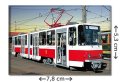 Kühlschrankmagnet: Berliner Straßenbahn Kt4d...