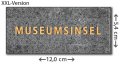 U-Bhf. Berlin Museumsinsel XXL-Kühlschrankmagnet, Bahnhofsschild der U5