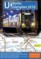 Gleisplan U-Bahn Berlin 2018 | Poster DIN A 1