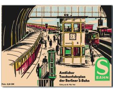 Taschenfahrplan der Berliner S-Bahn 1961