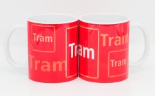 Tram Straßenbahn - Fototasse Kaffeetasse