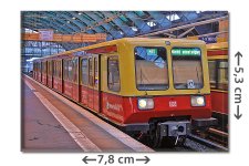Berliner S-Bahn Baureihe 485 Ostbahnhof - Kühlschrankmagnet