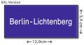 Bahnhofsschild Berlin Lichtenberg  | XXL-Kühlschrankmagnet