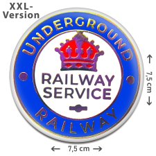 London Underground First World War Railway Service | Runder XL-Kühlschrankmagnet