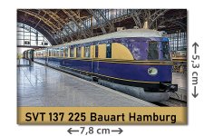 SVT 137 252 Leipzig Hauptbahnhof  - Kühlschrankmagnet