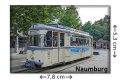 Straßenbahn Naumburg Gotha Triebwagen T57 | Kühlschrankmagnet