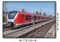 Neue Hamburger S-Bahn Baureihe 490 Billwerder | Kühlschrankmagnet