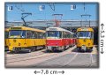 Straßenbahn Dresden Tatra T4D Abschiedsfahrt | Kühlschrankmagnet