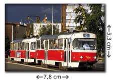 Tram Bratislava (Slowakei) - ČKD Tatra K2 | Kühlschrankmagnet