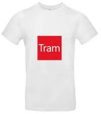 Tram Fan T-Shirt Weiß M