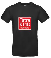 Tatra KT4D Fan T-Shirt Schwarz XXL