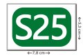 S-Bahn Linie S25 Berlin | Kühlschrankmagnet | Teltow bis Hennigsdorf