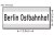 Berlin Ostbahnhof hist. Bahnhofsschild | XXL-Kühlschrankmagnet