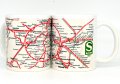 Berliner S-Bahn Liniennetz 1961 Fototasse Kaffeetasse