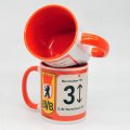 BVB Straßenbahn Linie 3 Seitenschild 1988 Fototasse Kaffeetasse