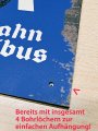 Haltestelle Reichsbahn Kraftomnibuslinien | Retro-Aluschild A4