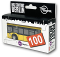 Holz Omnibus Berlin | Bus Linie 100 | Spielzeug für Kinder | Alexanderplatz bis Zoo