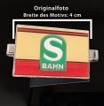 Krawattenklammer: Berliner S-Bahn Traditionsfarben und...