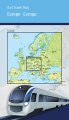 Rail travel map Eisenbahnkarte Europa