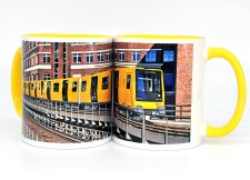 Berliner U-Bahn Baureihe JK Gleisdreieck Fototasse Kaffeetasse