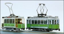 MAN Triebwagen 21 und 51 der Plauener Straßenbahn 1:87 - H0 Modell Bastelbogen