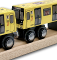 Holz U-Bahn Berlin | U5 | Spielzeug für Kinder | Hönow bis Hauptbahnhof | Baureihe J