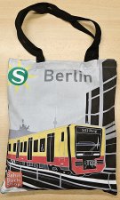 Stoffbeutel mit Berliner S-Bahn Baureihe 483/484