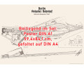 Berlin Anhalter Bahnhof Gleisplansammlung mit 2 Poster 59x84 cm und Begleitheft